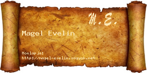 Magel Evelin névjegykártya